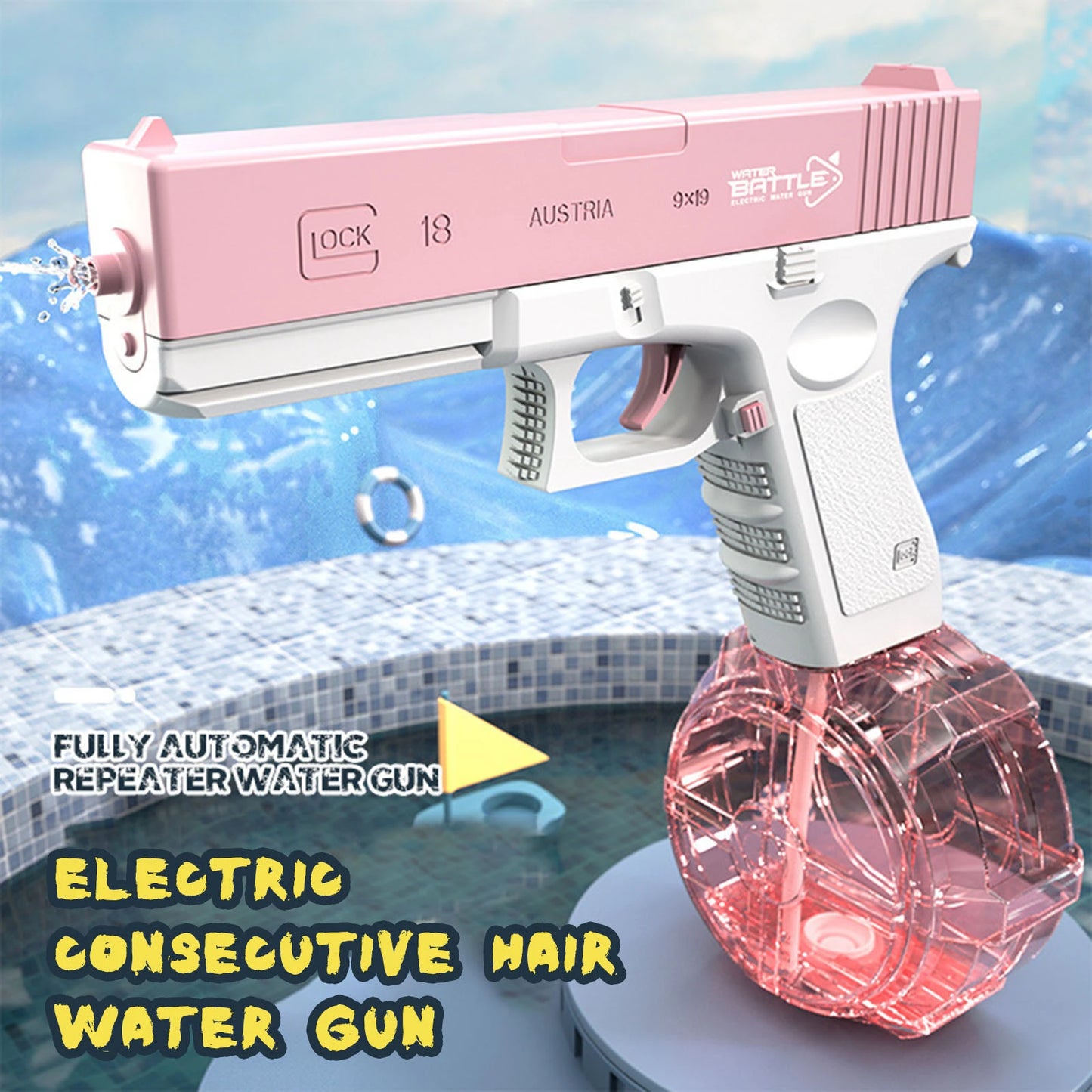 G-19 Automatic Water Gun (pink)